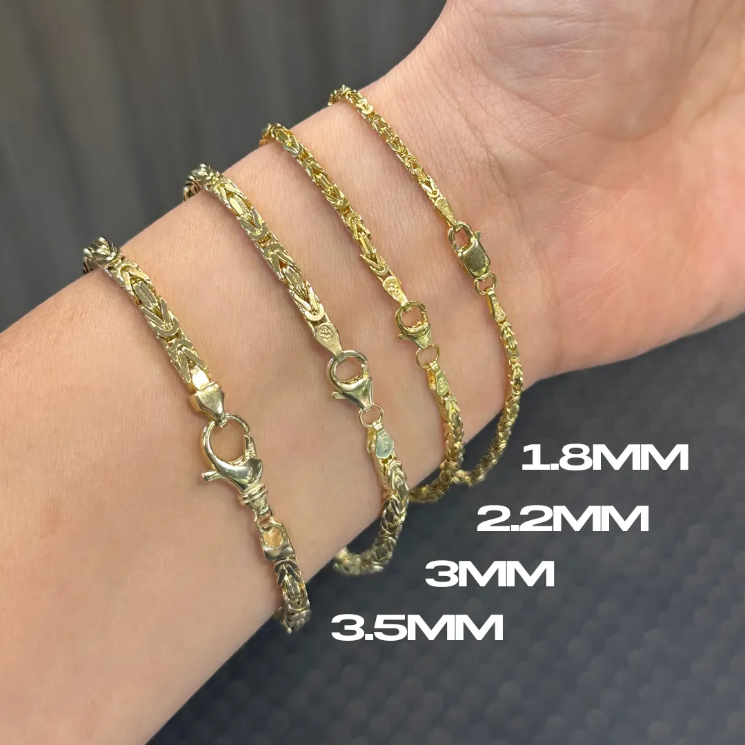 3.5MM Byzantine Bracelet