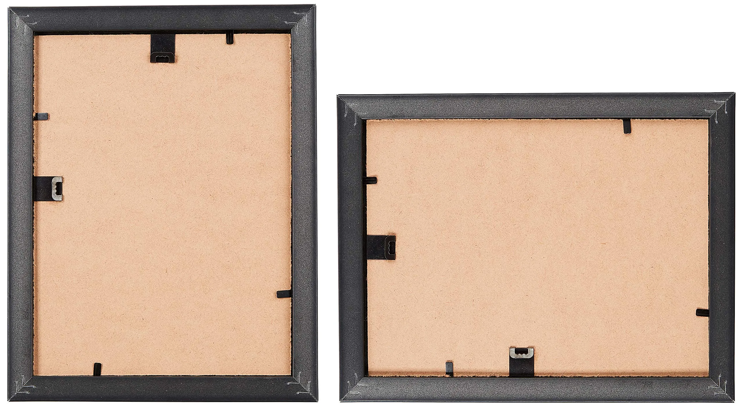 Amazon Brand - Solimo Collage Photo Frames, Set of 11 (4pcs - 6x8 inch, 1pcs - 8x10 inch, 6pcs - 5x5 inch), Black