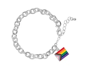 Daniel Quasar Flag Chunky Charm Bracelets