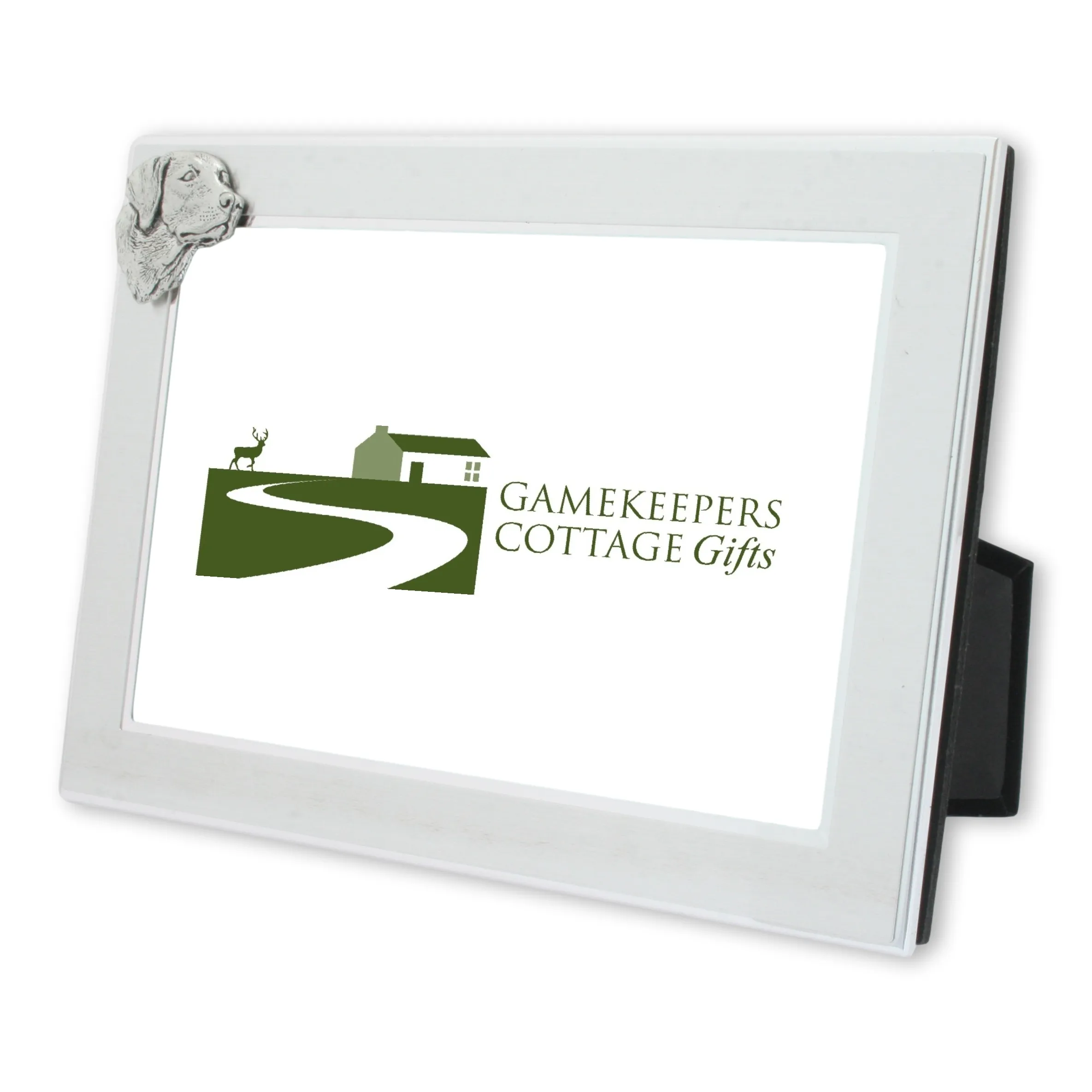 Personalised Gundog Metal Photo Frame 6"x4"
